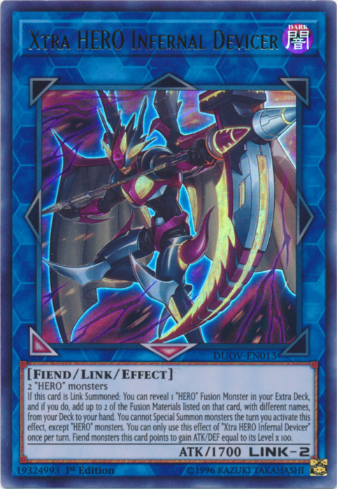 Dispositivo infernal Xtra HERO [DUOV-EN013] Ultra raro 