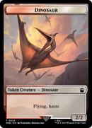 Soldier // Dinosaur Double-Sided Token [Doctor Who Tokens]-2