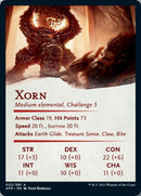 Tarjeta de arte de Xorn [Serie de arte de Dungeons &amp; Dragons: Adventures in the Forgotten Realms] -2
