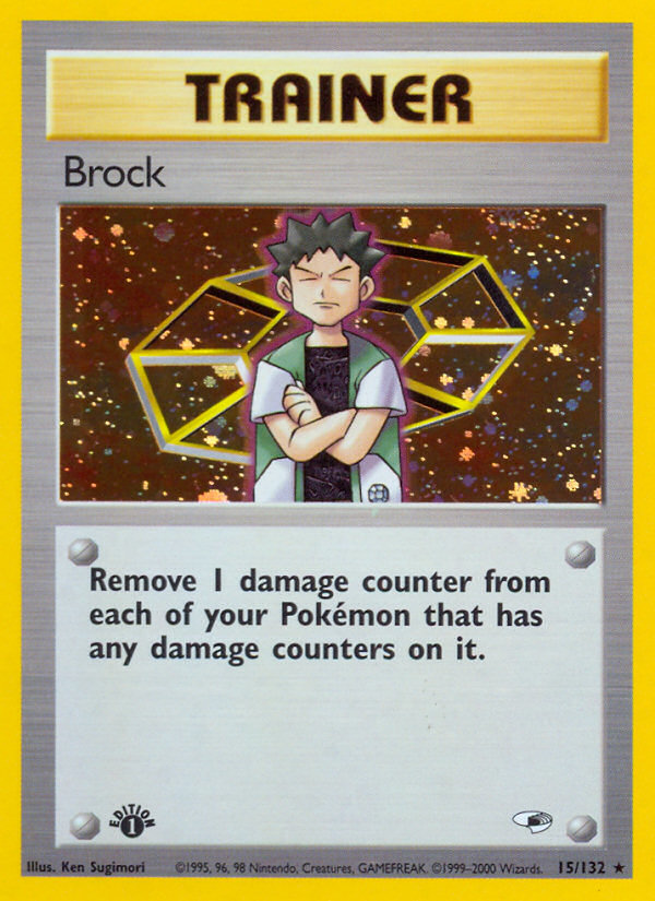 Brock (15/132) [Héroes del gimnasio 1.ª edición] 