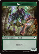 Leviathan // Beast Double-Sided Token [Reality Fracture Tokens]-2
