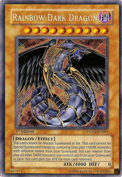Dragón oscuro arcoíris [PTDN-EN003] Secreto raro 