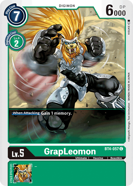 GrapLeomon [BT4-057] [Gran leyenda] 