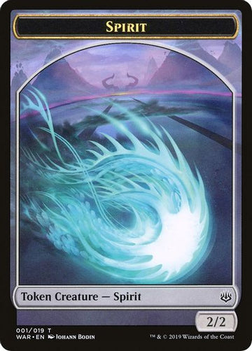 Dragon // Spirit Double-Sided Token [Challenger Decks 2020 Tokens] - 0