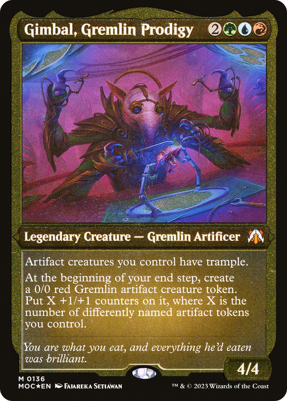 Gimbal, Gremlin Prodigy (Display Commander) [March of the Machine Commander]