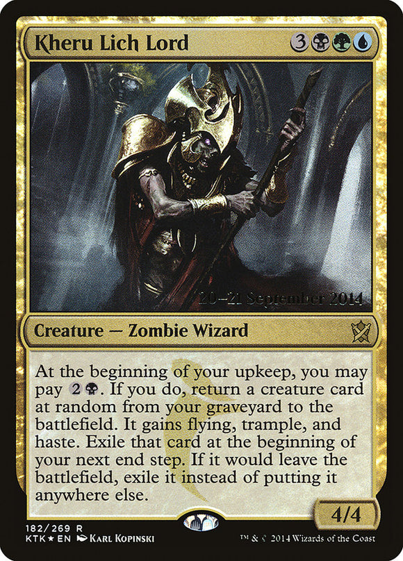 Señor exánime de Kheru [Promociones previas al lanzamiento de Khans of Tarkir] 