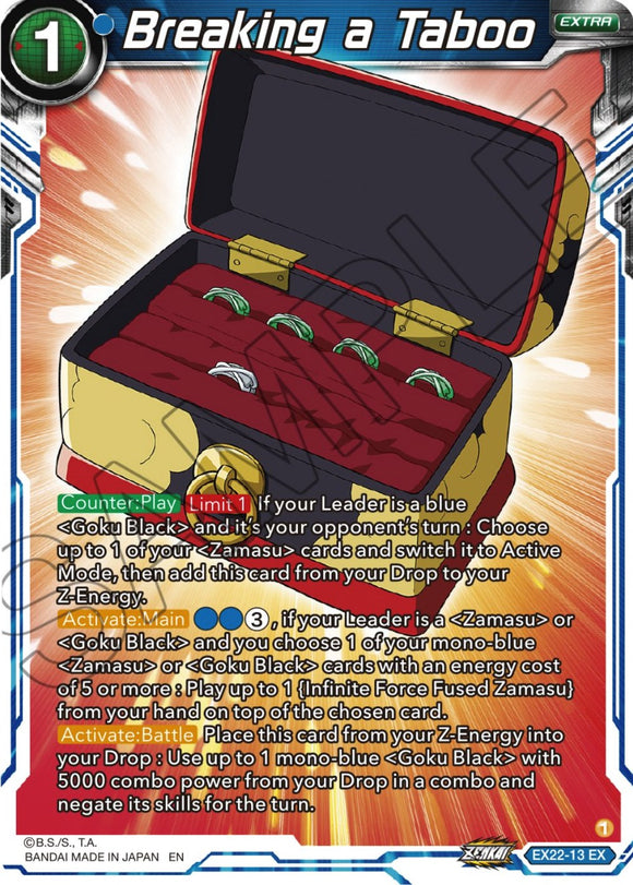Rompiendo un tabú (EX22-13) [Ultimate Deck 2023] 