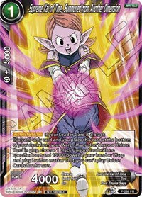 Supremo Kai del Tiempo, invocado desde otra dimensión (Paquete de torneo de la serie Unison Warrior Vol. 3) (P-288) [Tarjetas de promoción de torneo] 