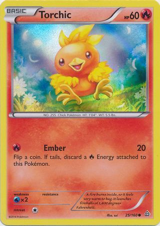 Torchic (25/160) (holográfico brillante) [XY: Primal Clash] 