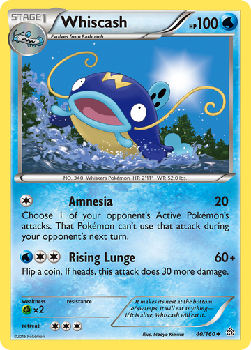 Whiscash (40/160) [XY: Choque primigenio] 