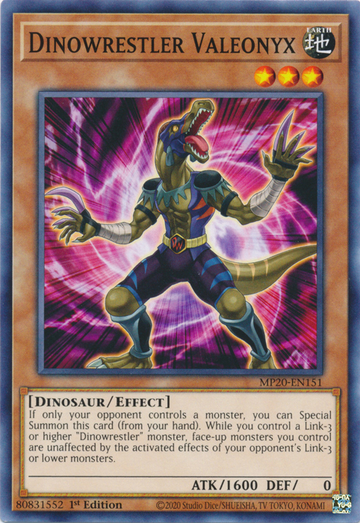 Dinosaurio luchador Valeonyx [MP20-EN151] Común 