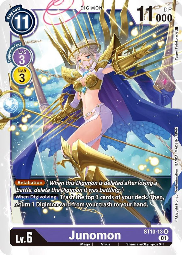 Junomon [ST10-13] [Mazo inicial: Táctico del mundo paralelo] 