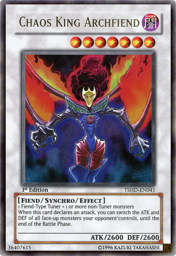 Rey del Caos Archidemonio [TSHD-EN041] Ultra raro 