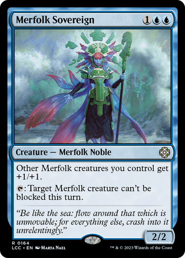 Soberano tritón [Comandante de Las Cavernas Perdidas de Ixalan] 