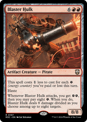 Blaster Hulk [Comandante de Modern Horizons 3] 