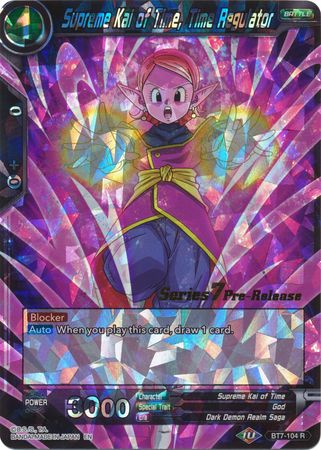 Supremo Kai del Tiempo, Regulador del Tiempo (BT7-104_PR) [Promociones de prelanzamiento de Asalto de los Saiyans] 