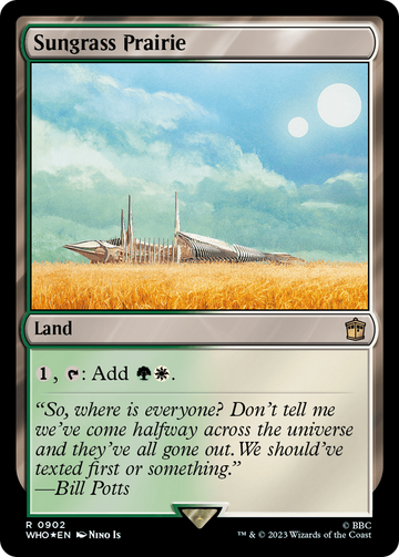 Pradera de pasto solar (lámina Surge) [Doctor Who] 