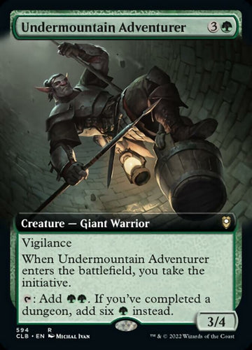 Aventurero de las Montañas Bajas (ilustración ampliada) [Commander Legends: Battle for Baldur's Gate] 