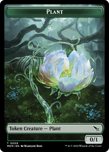 Detective // Plant Double-Sided Token [Murders at Karlov Manor Tokens] - 0