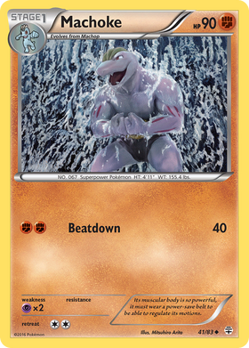 Machoke (41/83) [XY: Generaciones] 