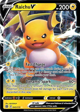 Raichu V (045/172) [Espada y escudo: estrellas brillantes] 