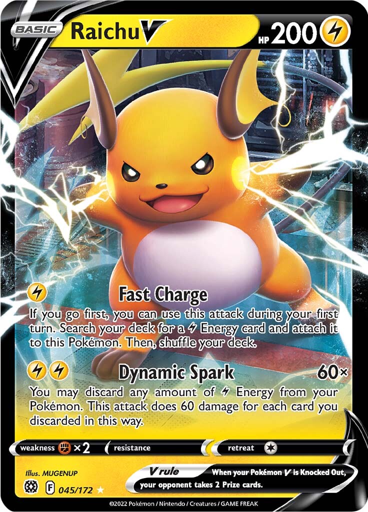 Raichu V (045/172) [Espada y escudo: estrellas brillantes] 