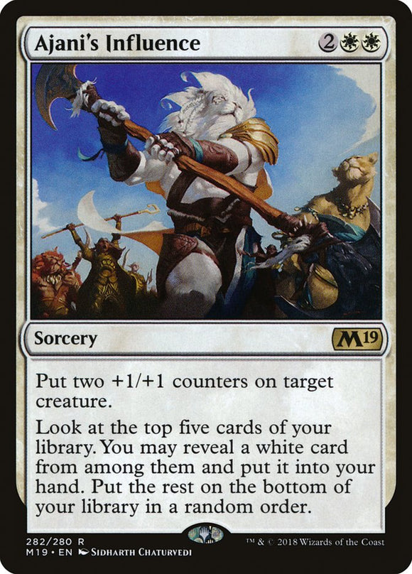 La influencia de Ajani [Caja básica 2019] 