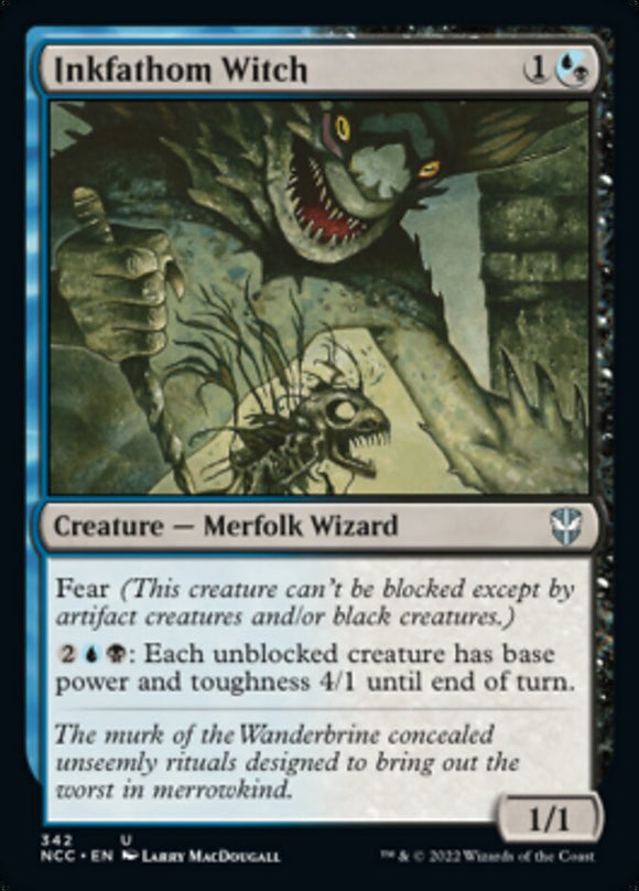 Bruja de Inkfathom [Comandante de las calles de New Capenna] 