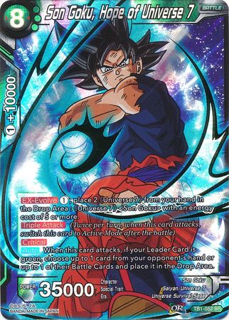 Son Goku, la esperanza del Universo 7 (TB1-052) [El Torneo del Poder] 