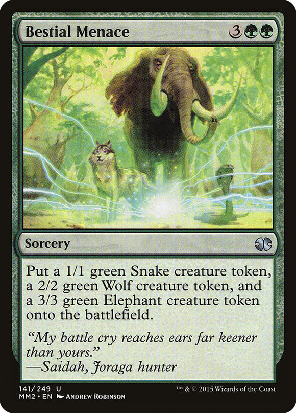 Amenaza bestial [Modern Masters 2015] 