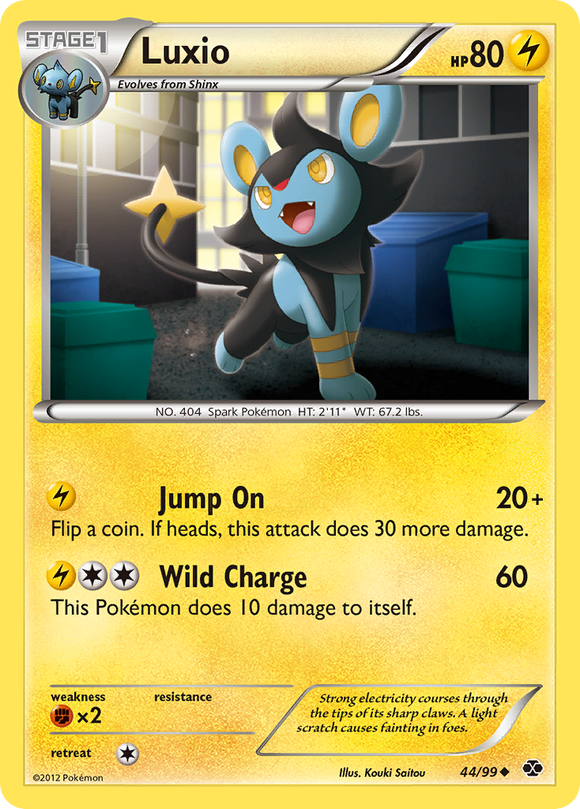Luxio (44/99) [Blanco y Negro: Próximos destinos] 