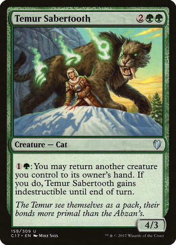 Temur Diente de Sable [Comandante 2017] 