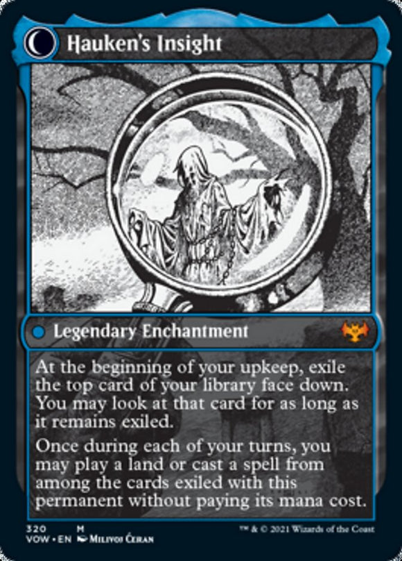 Jacob Hauken, inspector // La visión de Hauken (Showcase Eternal Night) [Innistrad: Crimson Vow] 
