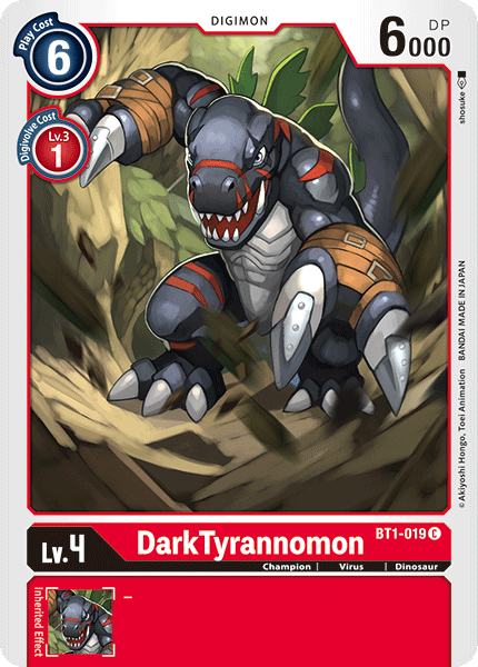 DarkTyrannomon [BT1-019] [Lanzamiento de la versión especial de refuerzo 1.0] 