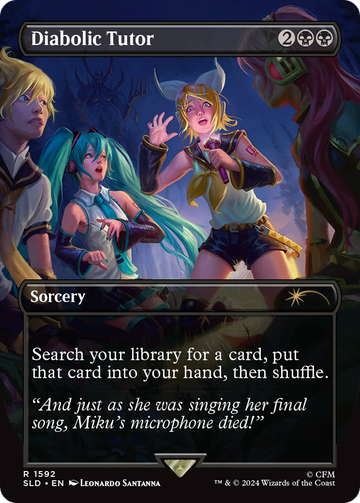 Tutor diabólico (1592) (lámina de arcoíris) [Serie Secret Lair Drop] 