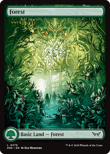 Bosque (276) - Arte completo [Duskmourn: House of Horror] 