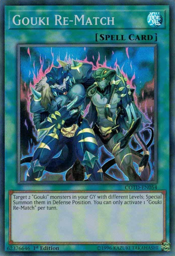 Gouki Re-Match [COTD-EN054] Súper raro 