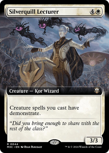 Profesor de Pluma Plateada (Ilustración ampliada) [Comandante de Modern Horizons 3] 