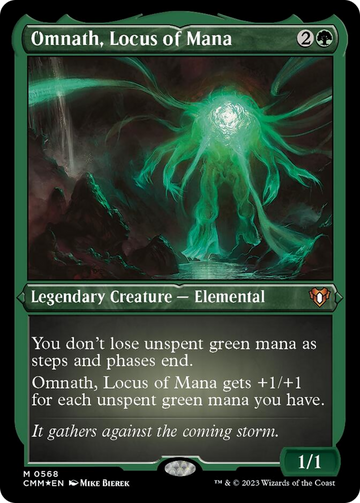 Omnath, Lugar de Maná (Grabado en lámina) [Commander Masters] 
