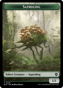 Hamster // Saproling Double-Sided Token [Bloomburrow Commander Tokens]-2