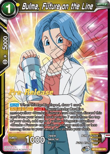 Bulma, el futuro en juego (BT16-084) [Promociones de prelanzamiento de Realm of the Gods] 