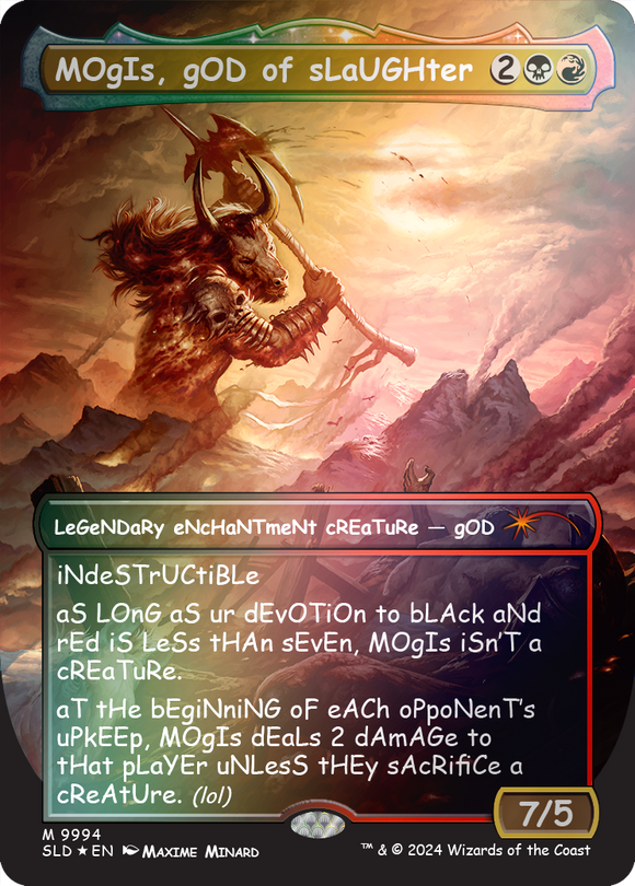 MOgIs, dios de la matanza (9994) (arcoíris) [Serie Secret Lair Drop] 