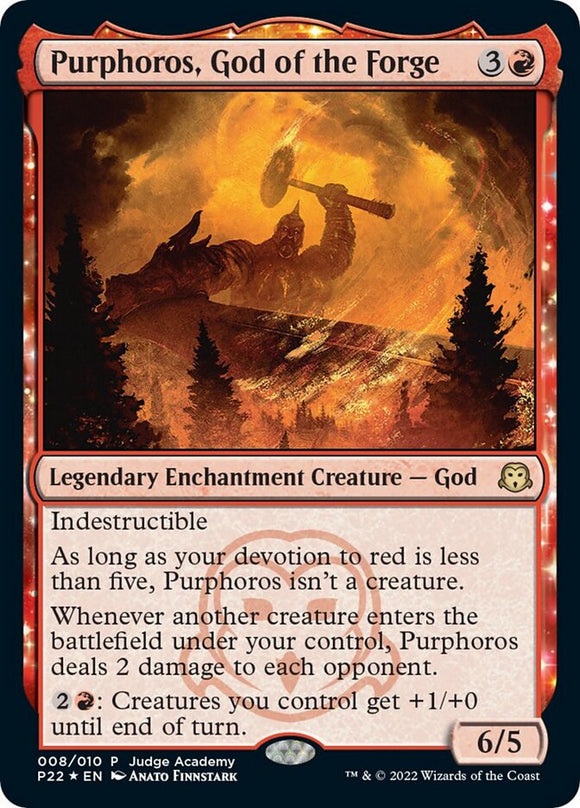 Purphoros, dios de la fragua [Tarjetas de regalo de Judge 2022] 