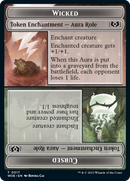 Wicked Role / Cursed Role // Emblem - On An Adventure Double-Sided Token [Wilds of Eldraine Tokens]-1