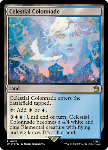 Columnata celestial (reflectante de oleada) [Doctor Who] 