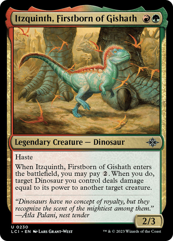 Itzquinth, primogénito de Gishath [Las Cavernas Perdidas de Ixalan] 