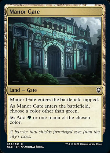 Puerta de la mansión [Commander Legends: Battle for Baldur's Gate] 