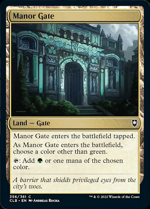 Puerta de la mansión [Commander Legends: Battle for Baldur's Gate] 