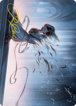Tarjeta de arte Fading Hope (firma estampada en dorado) [Serie de arte Innistrad: Midnight Hunt] 