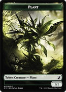 Plant // Snake Double-Sided Token [Commander 2019 Tokens]-1